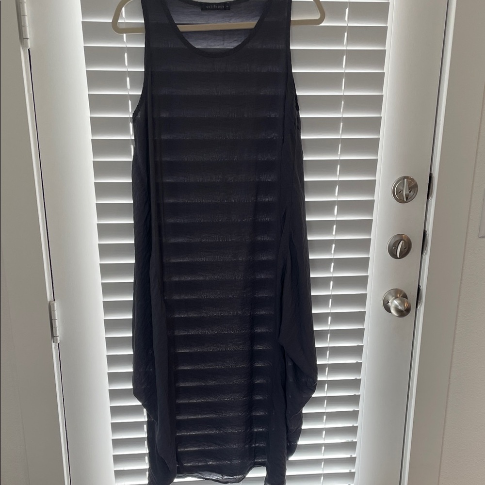 Cut Loose Charcoal long dress